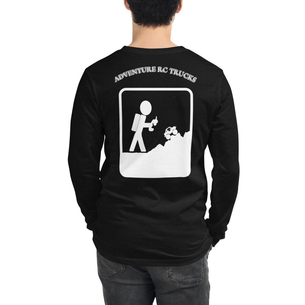 Mens Long Sleeve Tee (front and back)