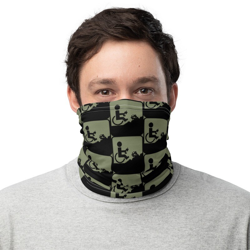 Wheeled Neck Gaiter OD all over