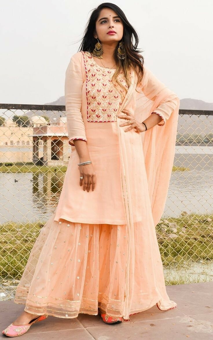 Rayon Sharara dress