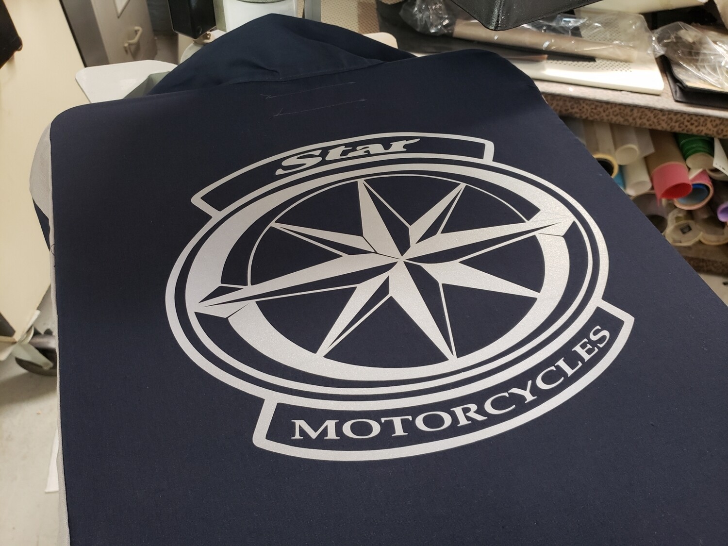 Custom Star motorcycle Dickie's mechanic shirts
