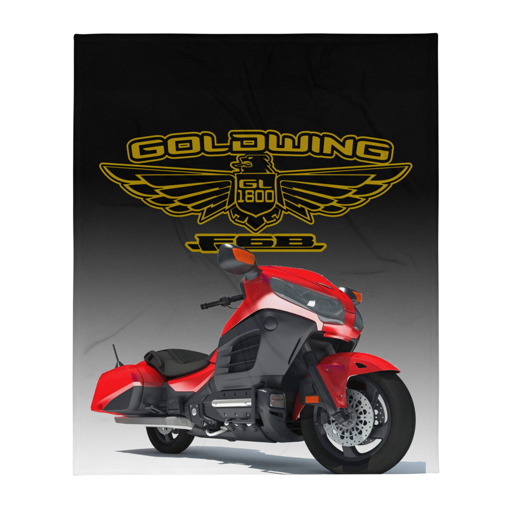 Red Goldwing F6B Throw Blanket