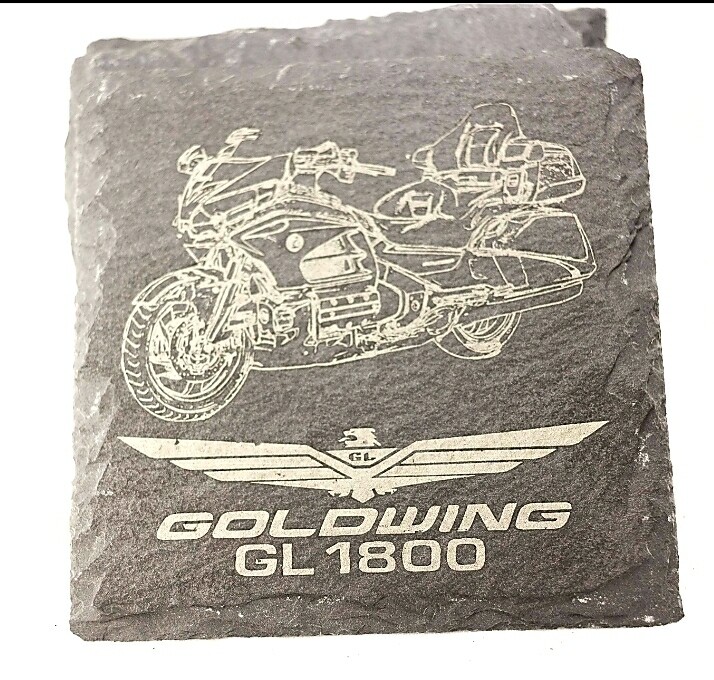 Custom Slate Goldwing GL1800 Coasters