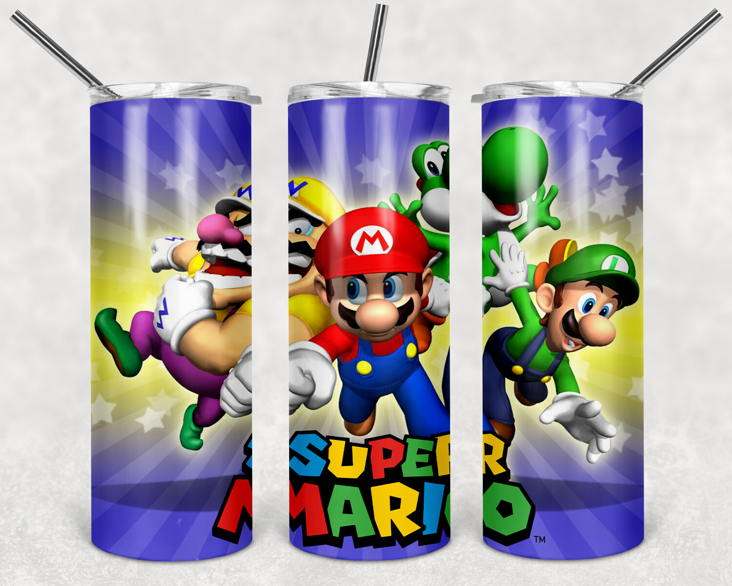 Super Mario Bundle Tumbler templates