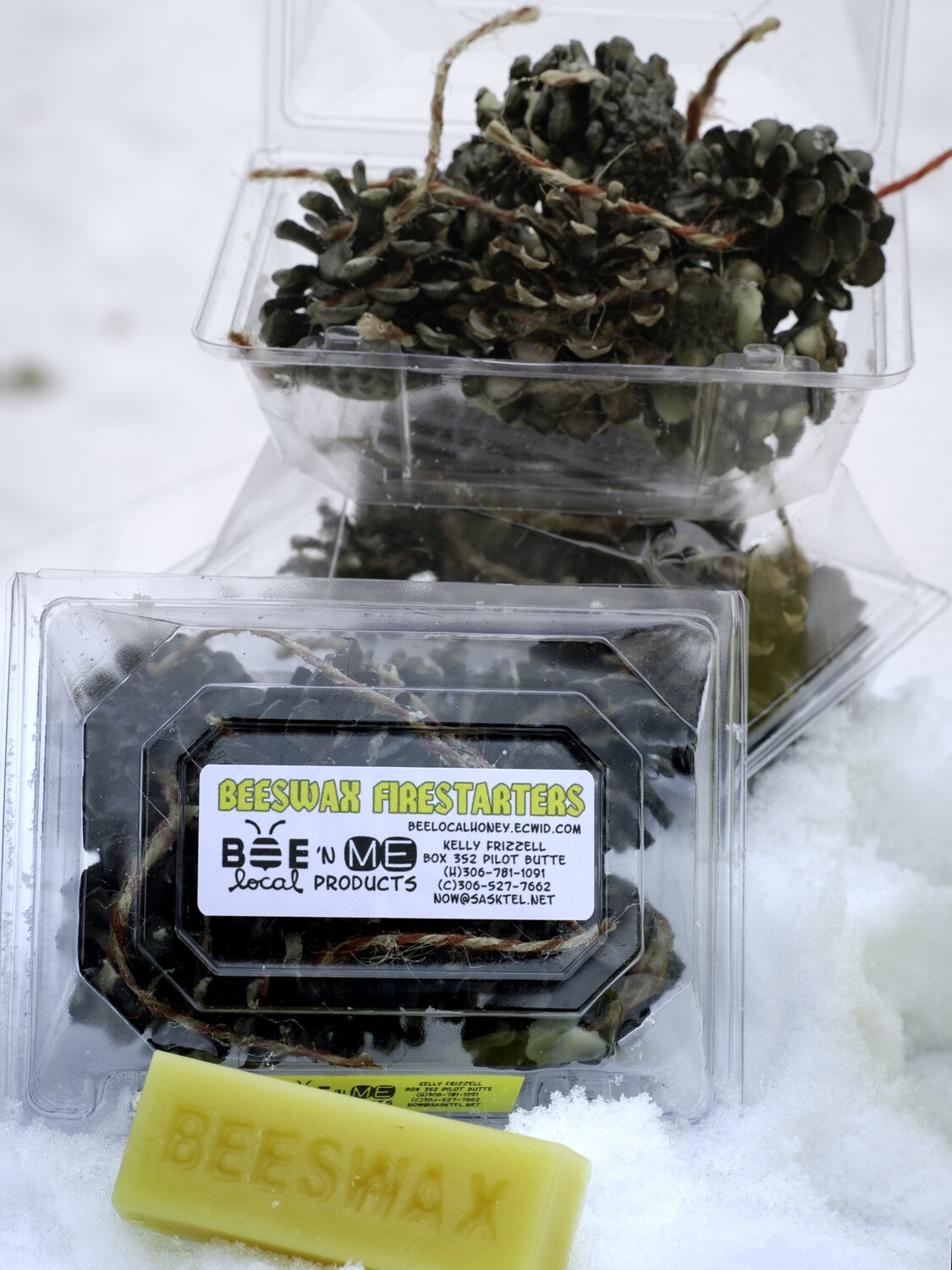 BEESWAX/PINECONE FIRESTARTERS Small Pkg