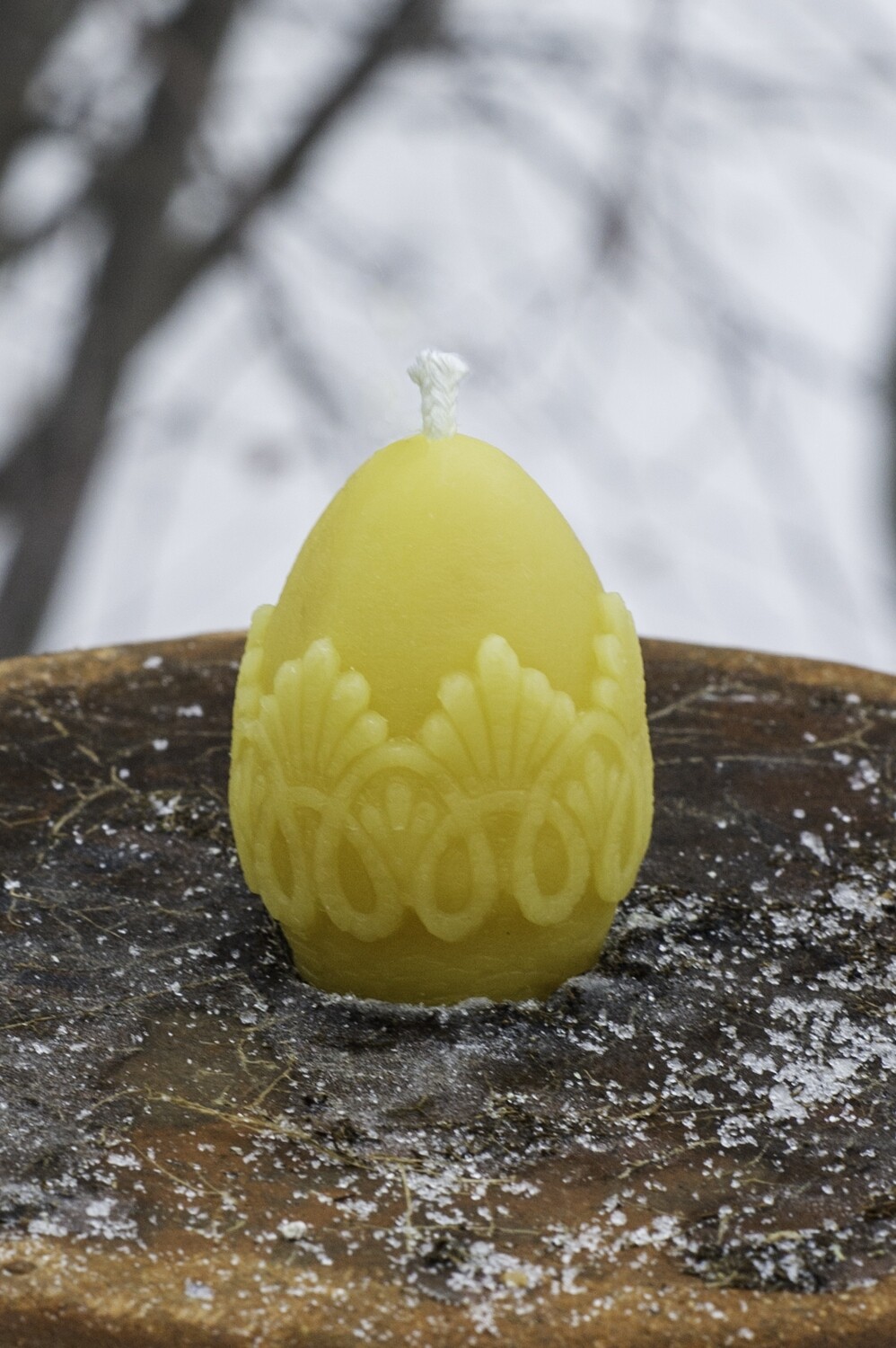 Candle: Egg Small Fancy Votive-style