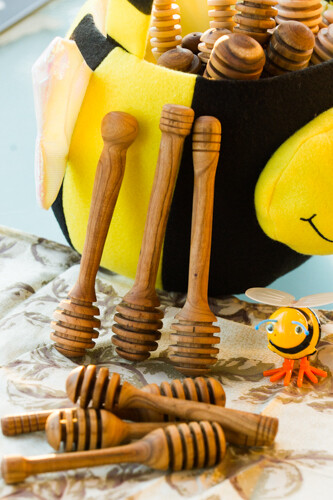 Wooden HONEY DIPPER -Chokecherry  Handcrafted Locally, Size: Normal Dipper with Long Handle