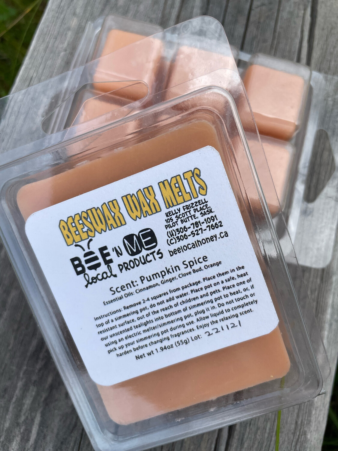 BEESWAX MELTS Pumpkin Spice