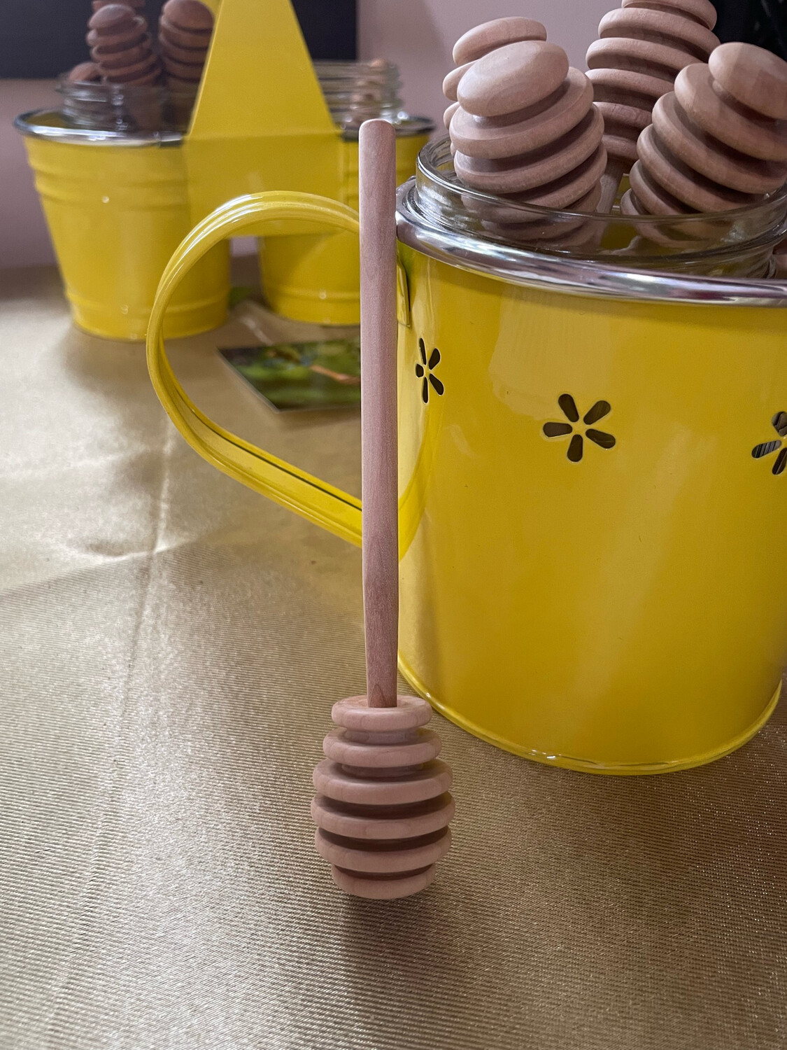 Wood Small HONEY DIPPER - Plain, imported ones