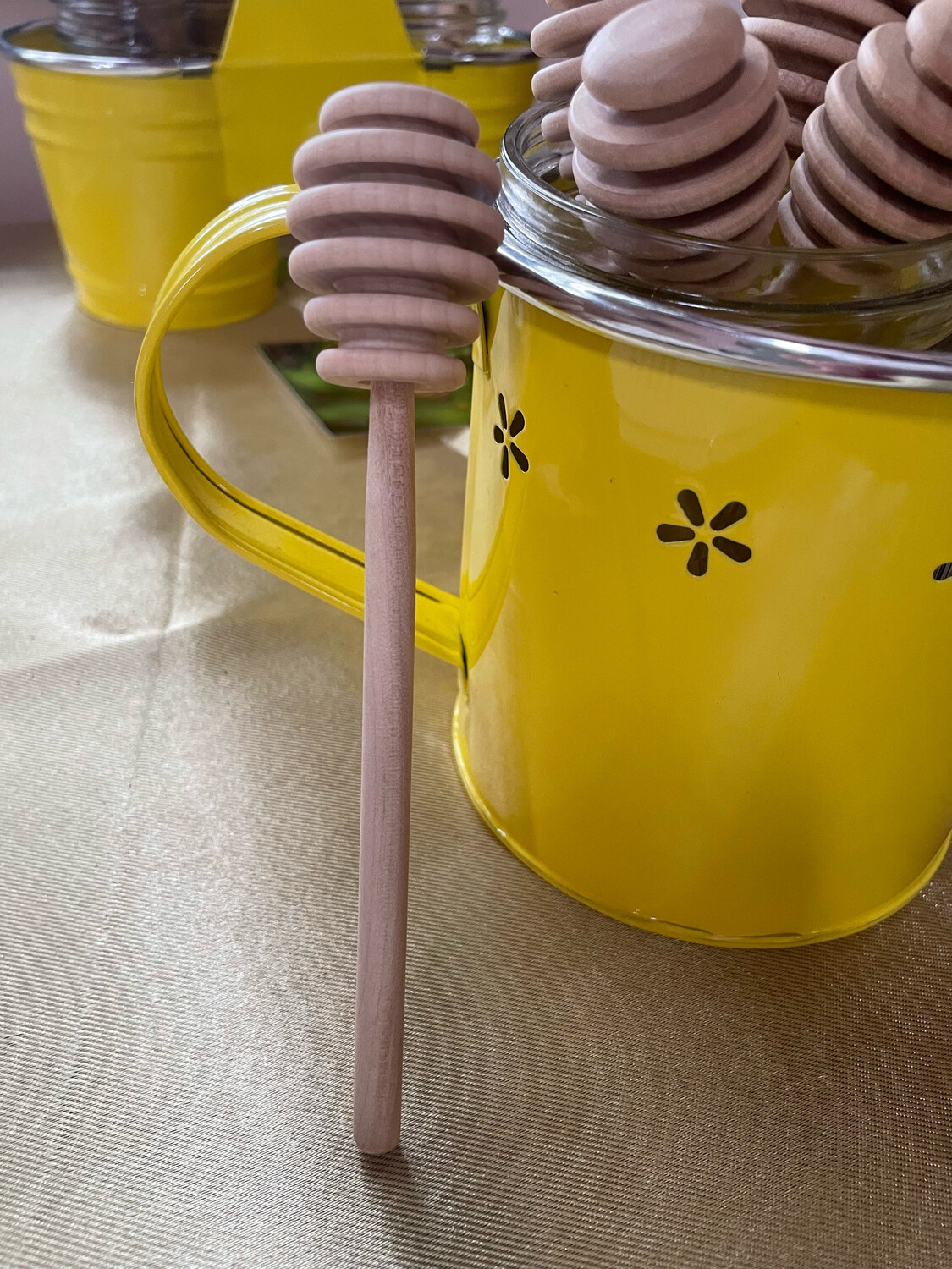 Wood Small HONEY DIPPER - Plain, imported ones