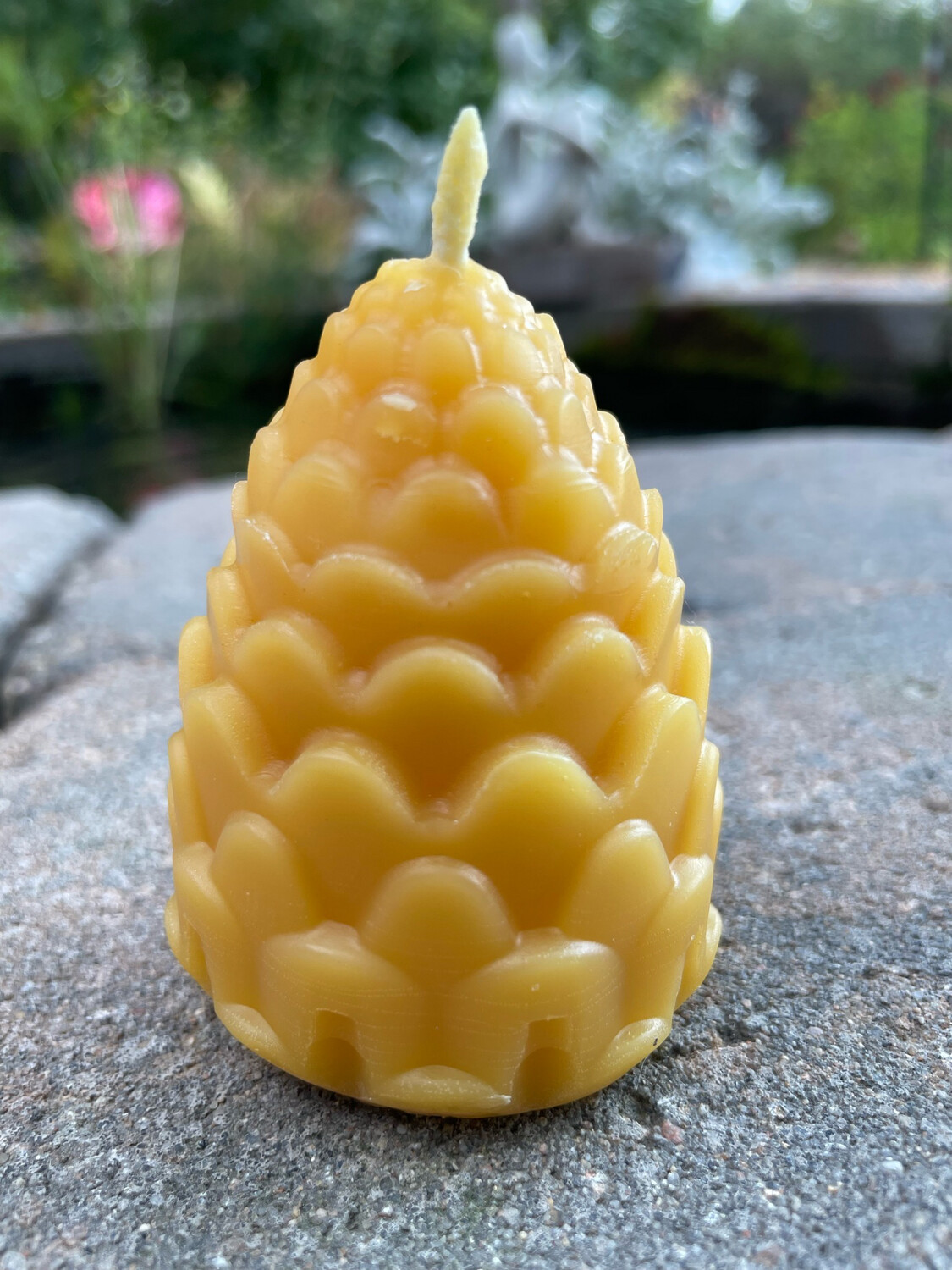 Candle: Pinecone Med Pillar