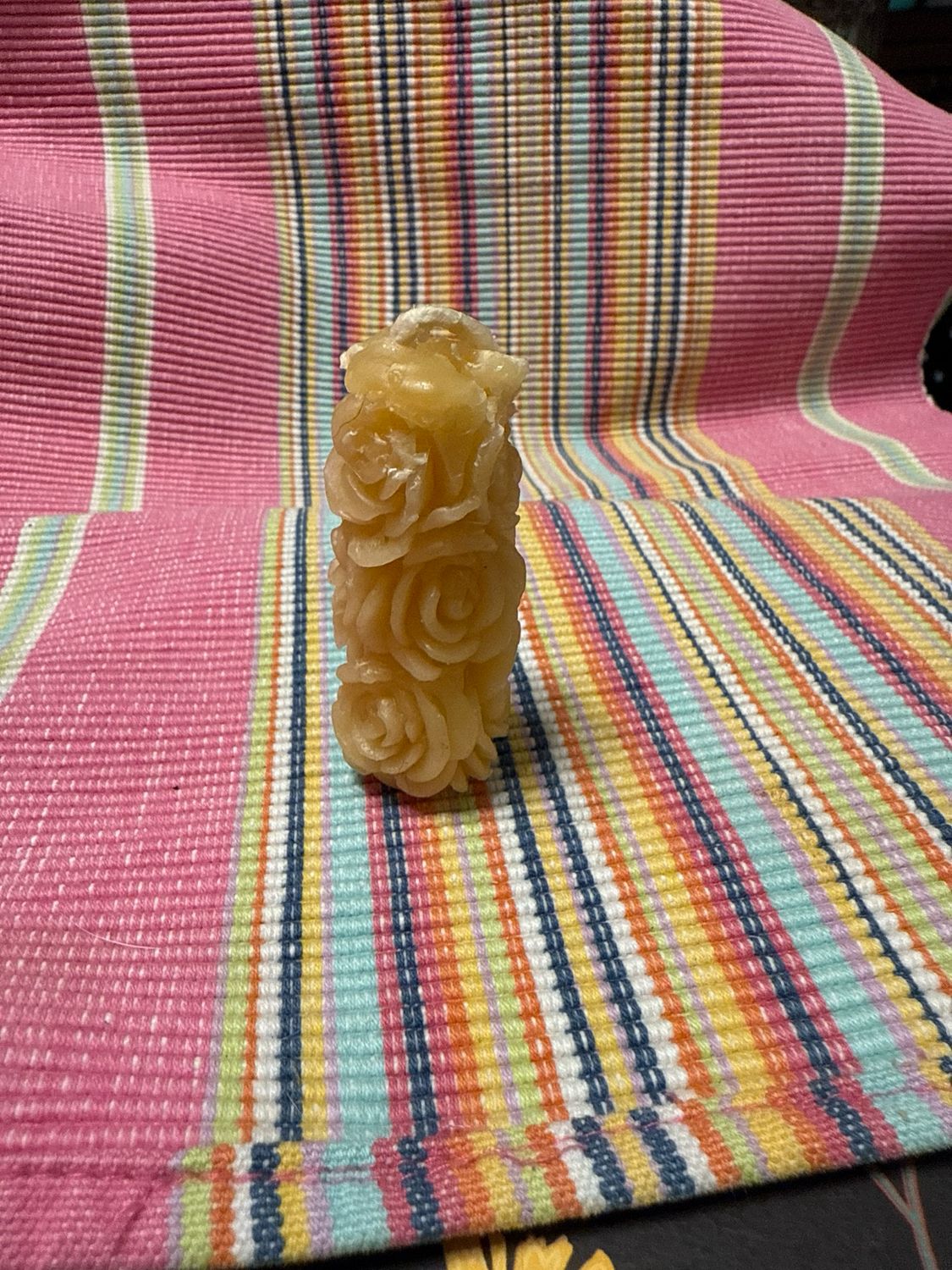 Candle: Rose Topiary Small Pillar