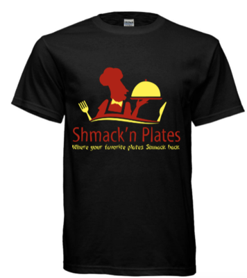 (BLACK) Shmack'n Plates T-shirt