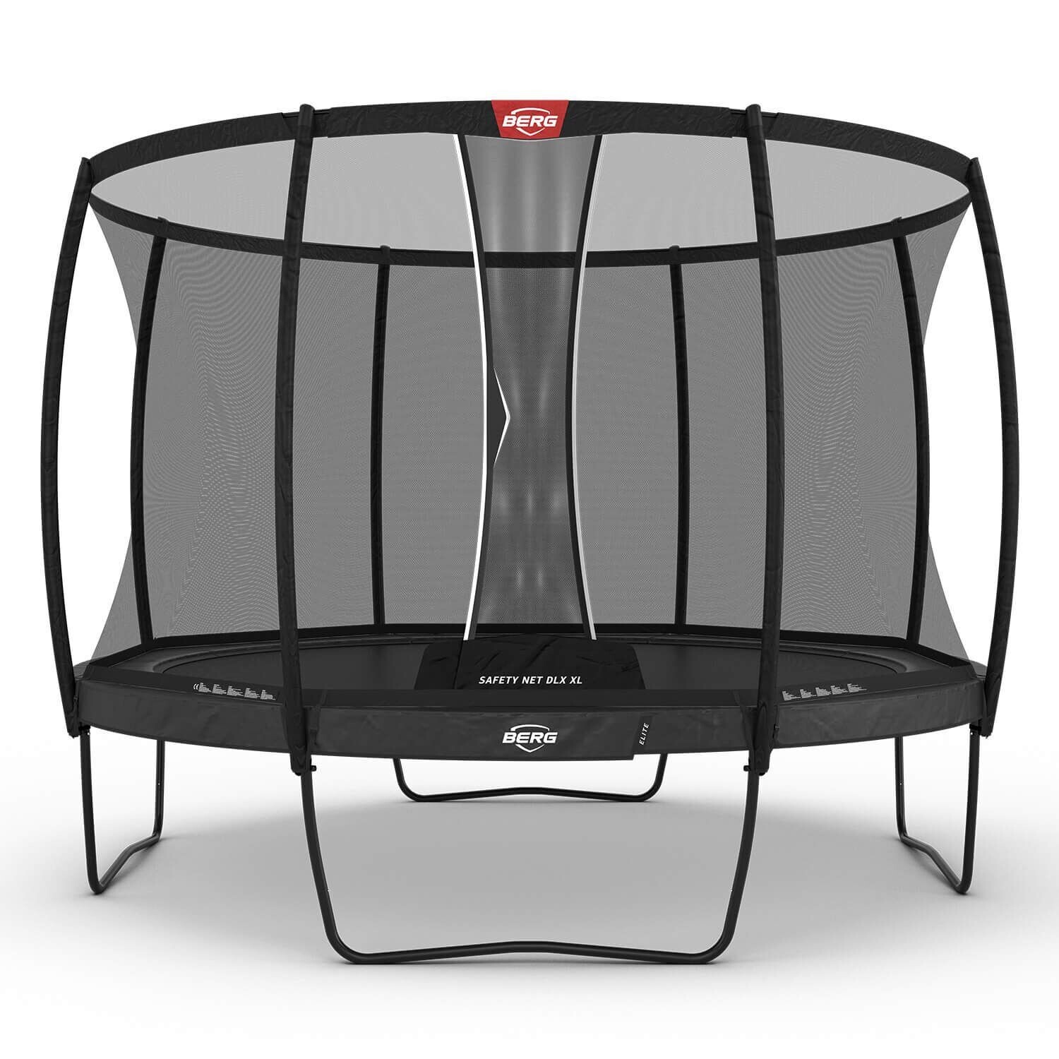BERG Elite Regular 430/14ft + Safety Net Deluxe XL, Size: 430/14ft, Colour: Grey