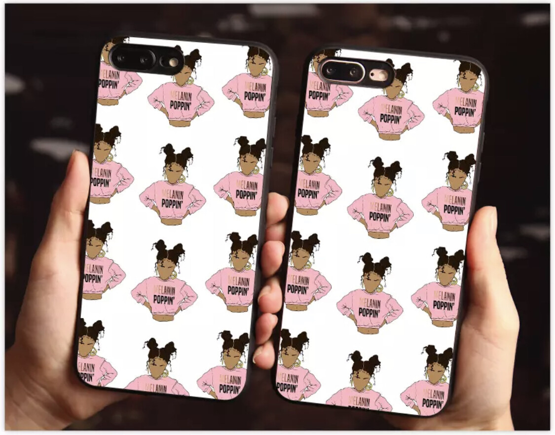 Melanin mirror case