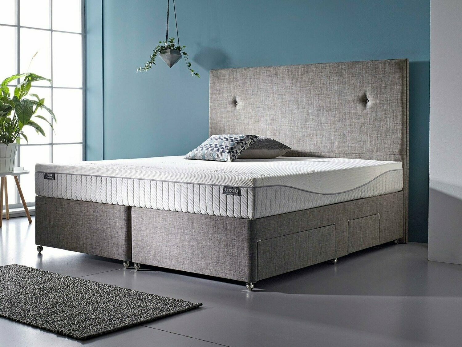 dunlopillo royal sovereign latex mattress medium king size