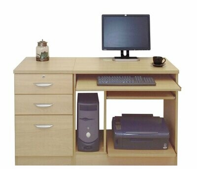 Home Office PC & Scanner Desk Unit