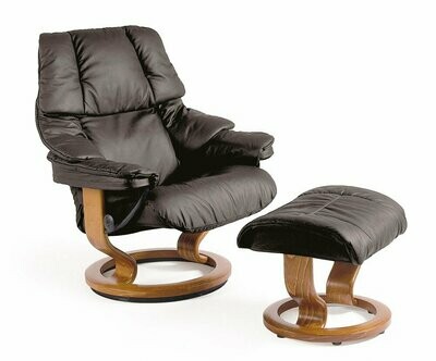 Stressless Reno Chair and Stool