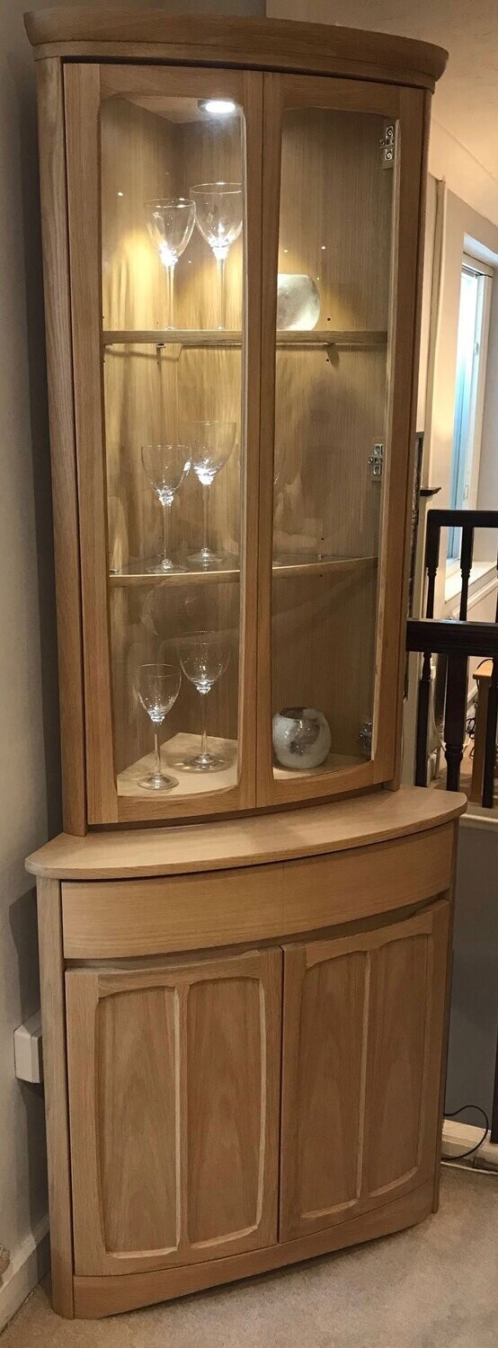 CLEARANCE Nathan Shades Oak Corner Display Unit £1395