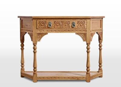 Old Charm Canted Console Table