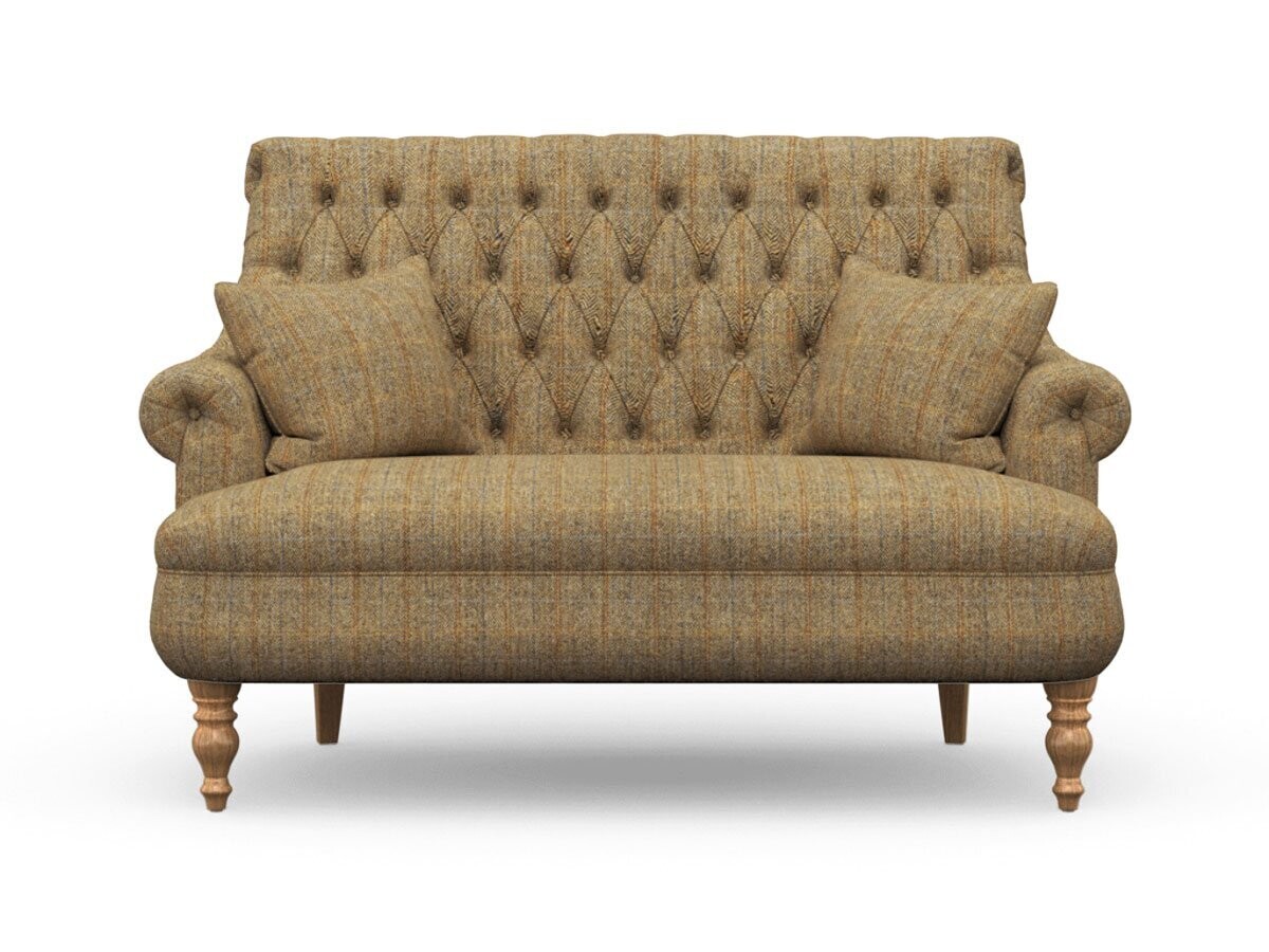 David Phipp Furniture Store Wood Bros Harris Tweed Pickering 2 Seater