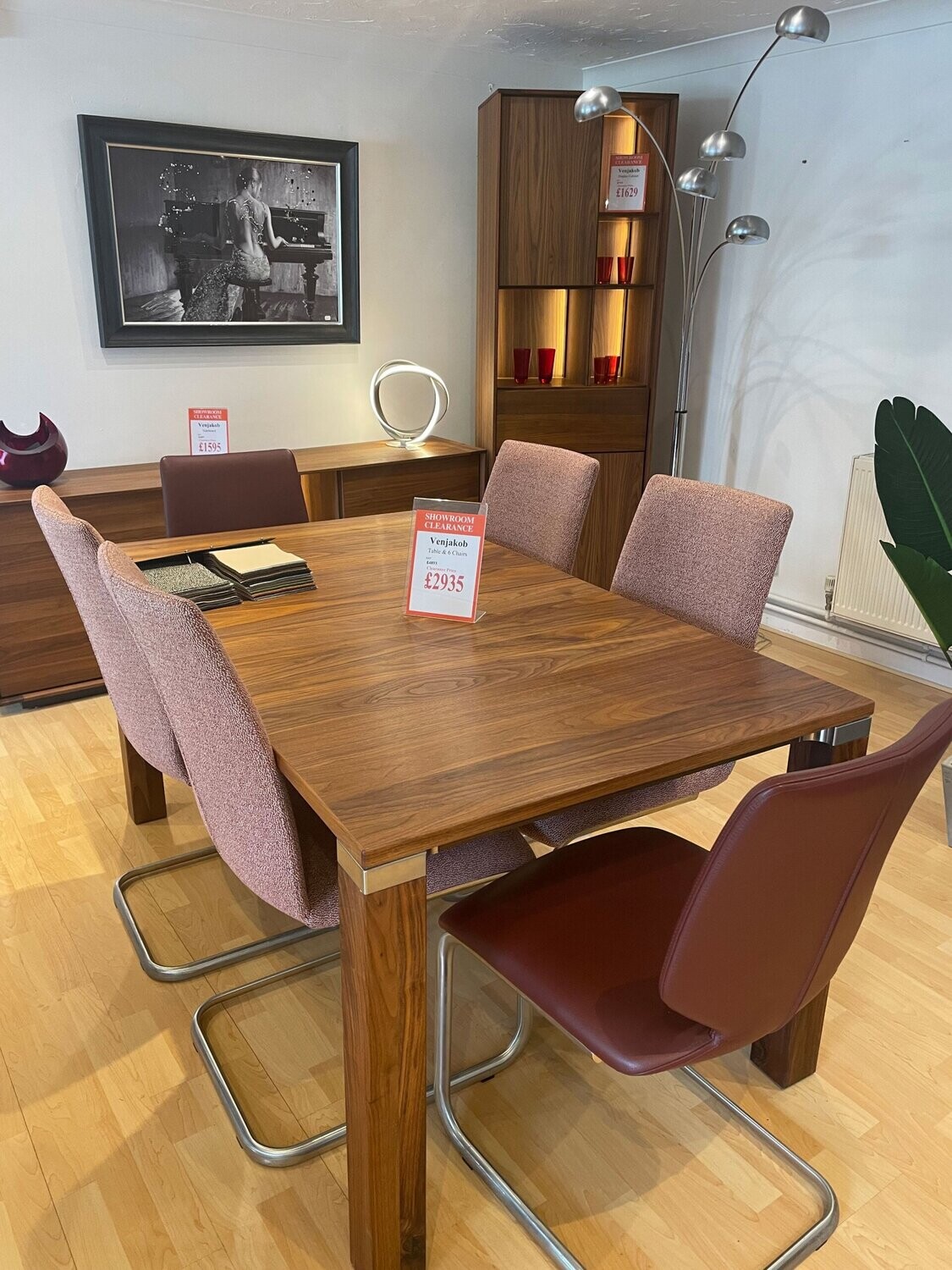 CLEARANCE Venjakob Dining Table & 6 Chairs RRP £4893 NOW £2935