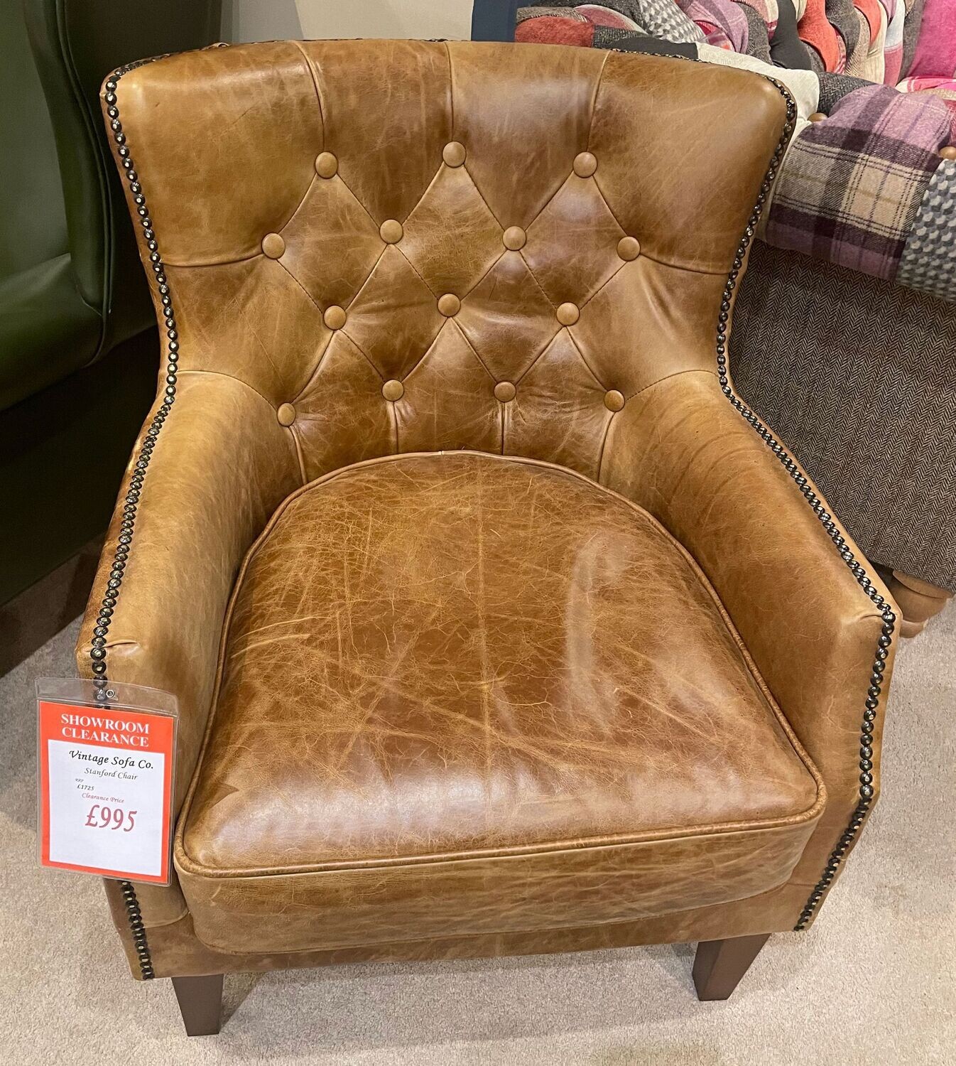 CLEARANCE Vintage Sofa Co Stanford Chair 995