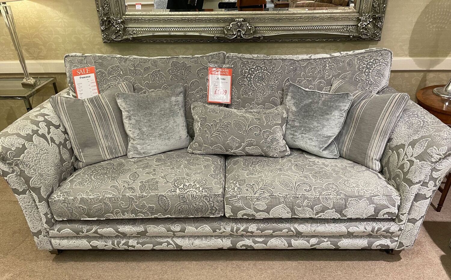 CLEARANCE Alstons Grand Sofa & Chair RRP £3584 NOW £1799