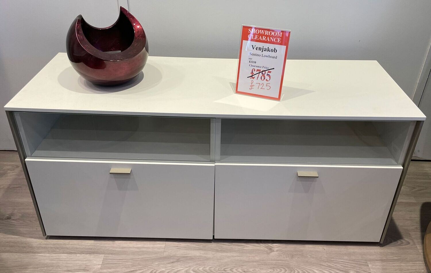 CLEARANCE Venjakob Sentino Lowboard RRP 1210 NOW 725