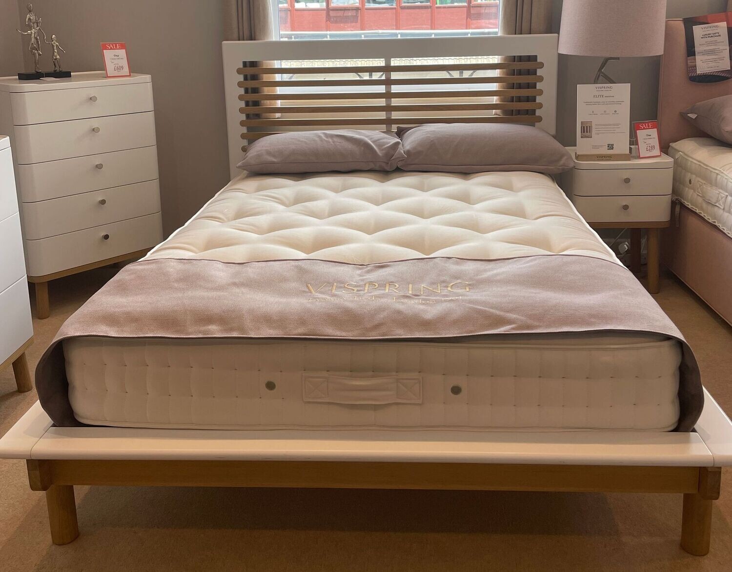Vispring clearance outlet ex display