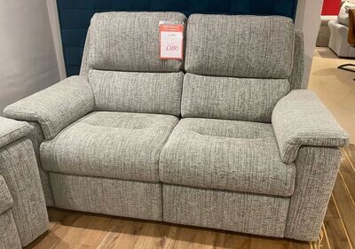 CLEARANCE G Plan Harper small sofa & 2 power reclining chairs RRP £6087 NOW £3895