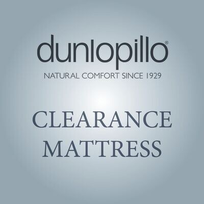 CLEARANCE Dunlopillo 3'0 Latex Royale Mattress WAS £395 NOW £295
