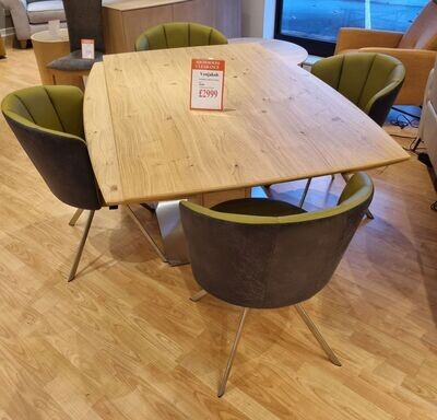 CLEARANCE Venjakob Table & Chairs WAS £5360 NOW £2999