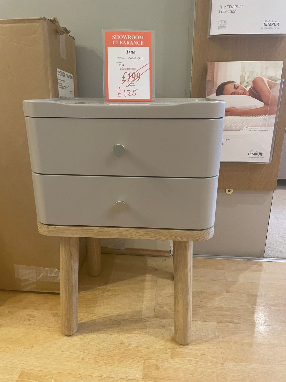 ​​​​CLEARANCE Trua 2 Drawer Bedside Chest
WAS £399 ​​​​CLEARANCE £199 NOW £125