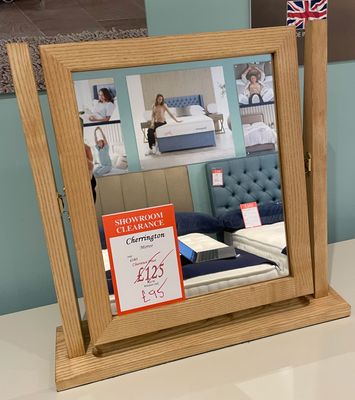 CLEARANCE Cotswold Caners Cherrington Mirror MRP £185 WAS £125 NOW £95