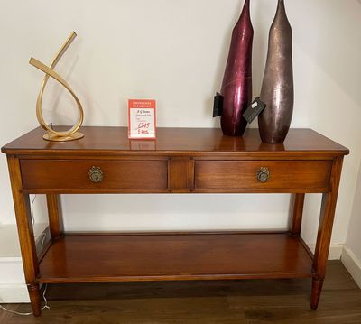 CLEARANCE A G Jones Cherry Console Table WAS £1069 CLEARANCE £745 NOW £645