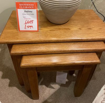 ​CLEARANCE Andrena Pelham Nest of Tables WAS £979 CLEARANCE £649 NOW £599
