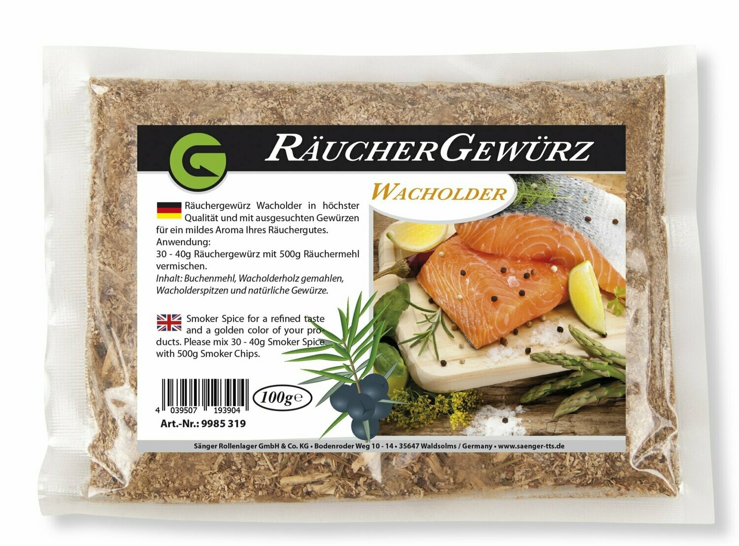 Räuchergewürz als Zugabe zum Räuchermehl Wacholder 100g