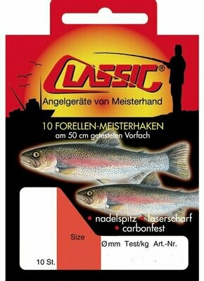 Classic Forellen-Meisterkaken Gr. 10 / 50cm