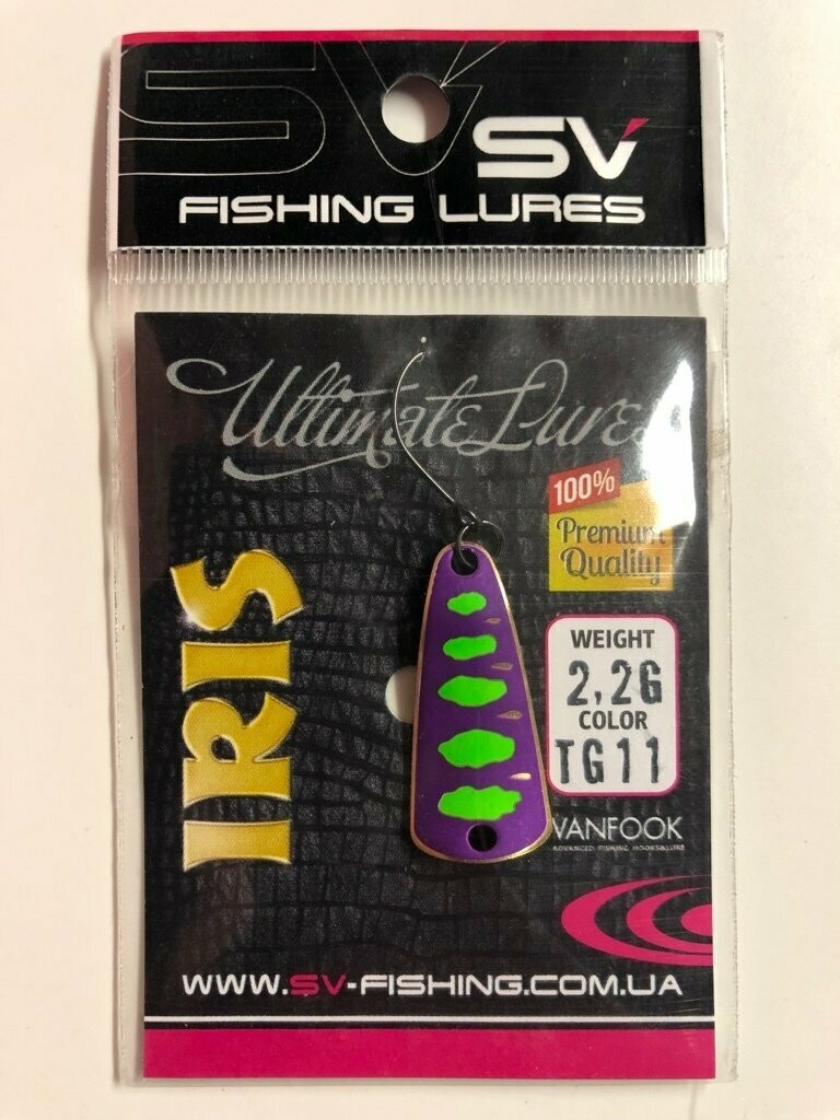 SV Fishing Lures Spoon Iris 2,2gr