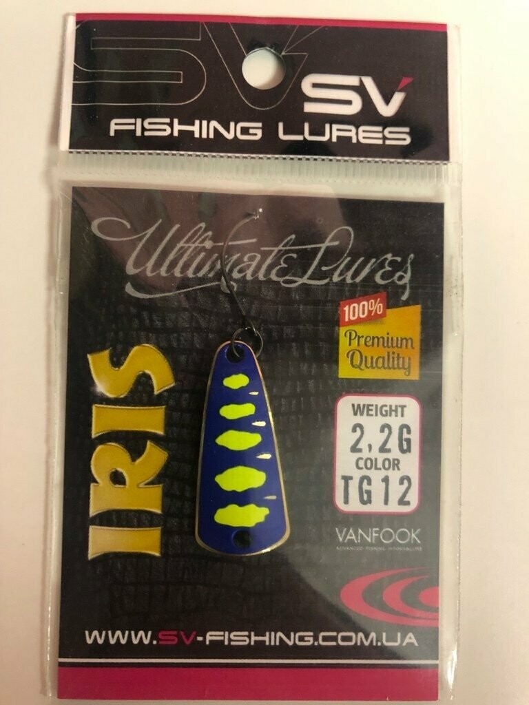 SV Fishing Lures Spoon Iris 2,2gr