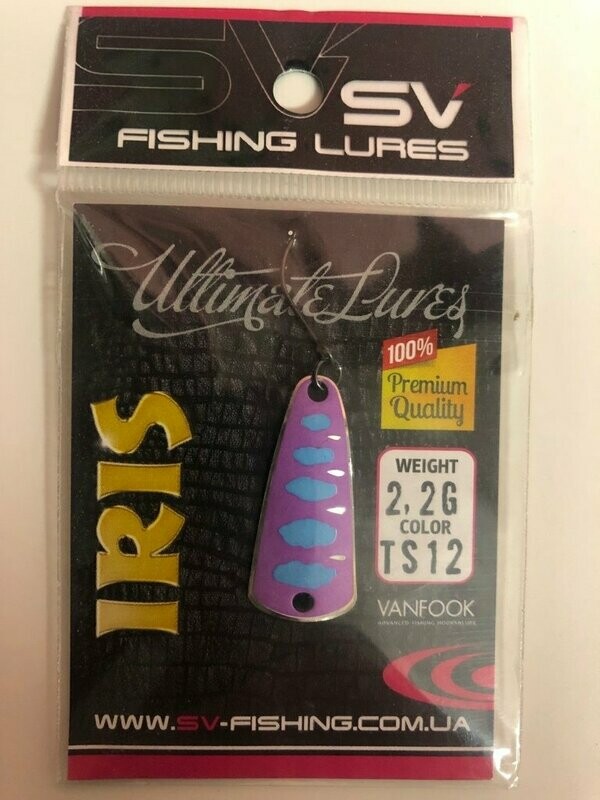 SV Fishing Lures Spoon Iris 2,2gr