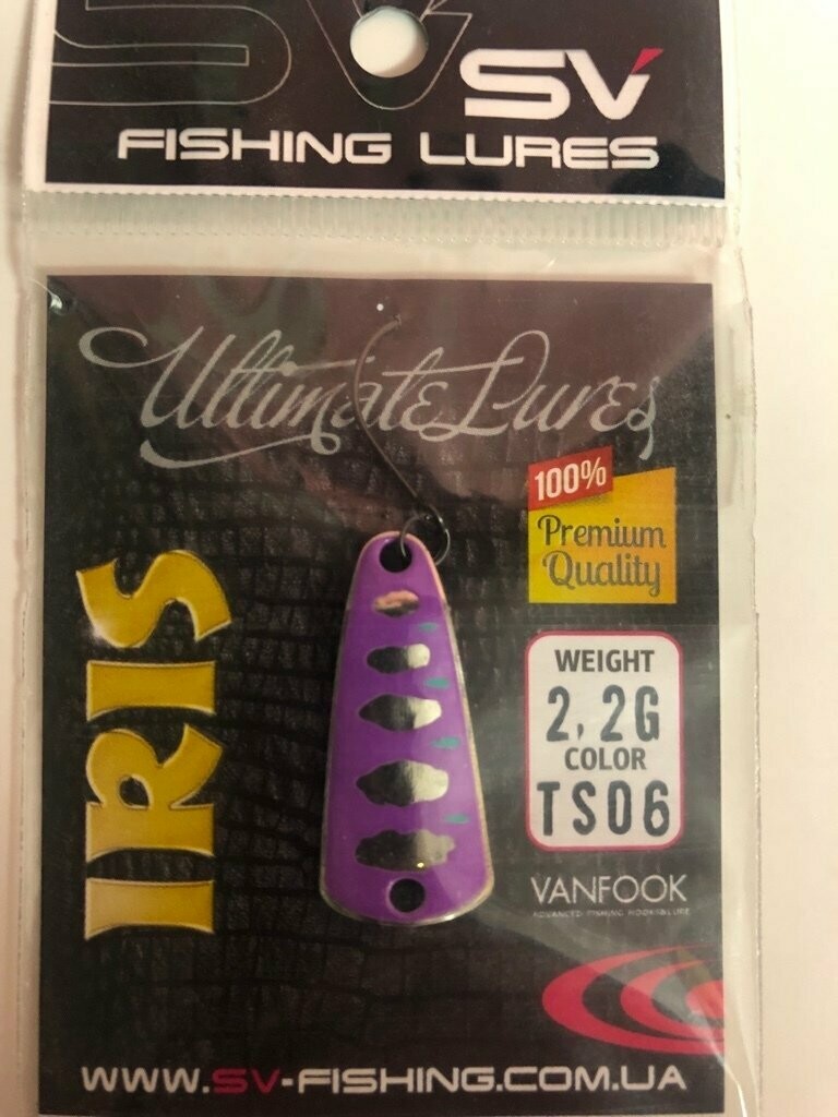 SV Fishing Lures Spoon Iris 2,2gr