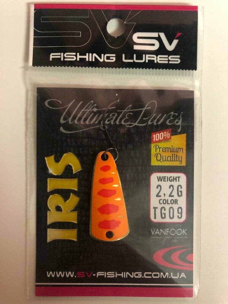 SV Fishing Lures Spoon Iris 2,2gr