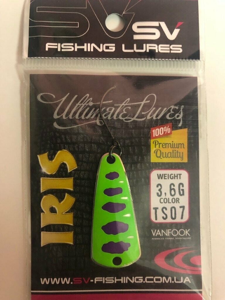 SV Fishing Lures Spoon Iris 3,6gr