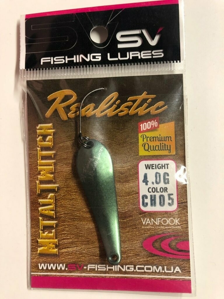 SV Fishing Lures Spoon Metal Twitch 4,0 gr
