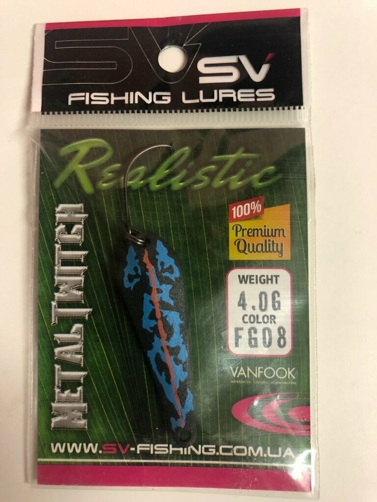 SV Fishing Lures Spoon Metal Twitch 4,0gr