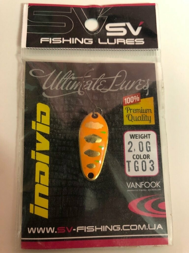 SV Fishing Lures Spoon Individ 2,0gr