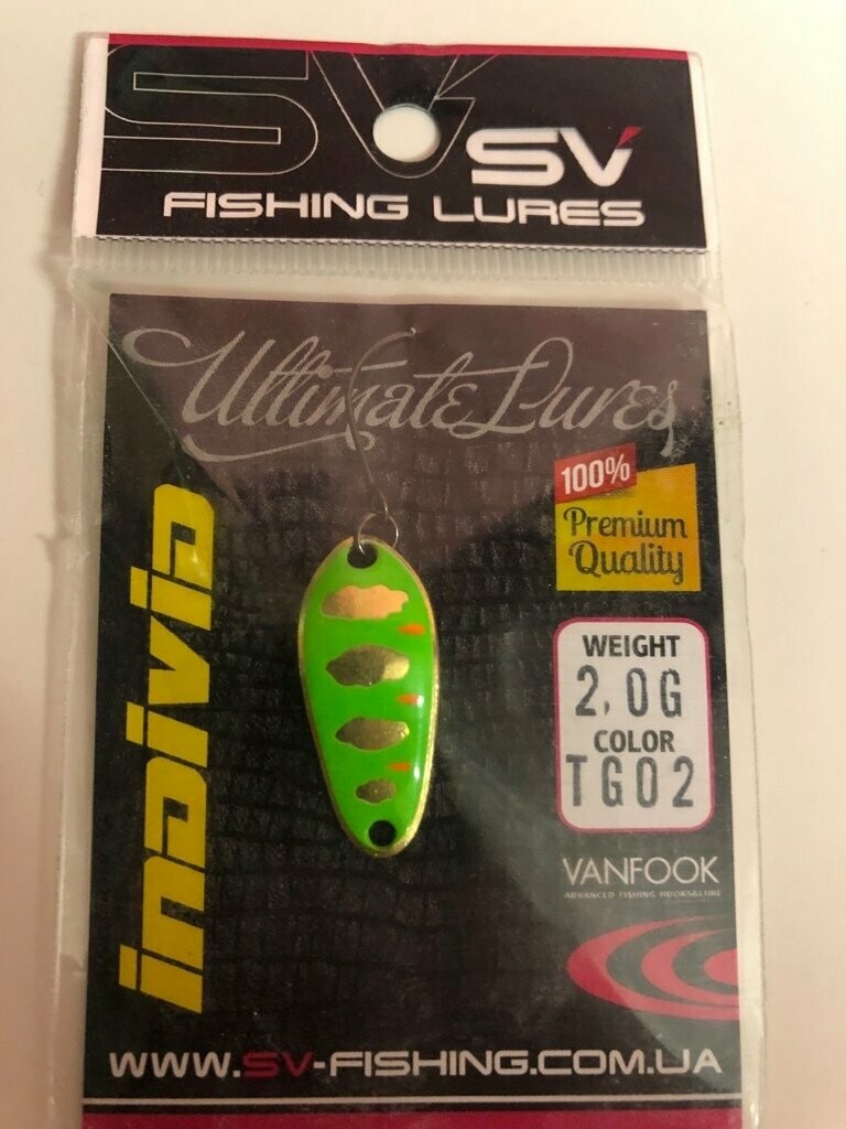 SV Fishing Lures Spoon Individ 2,0gr