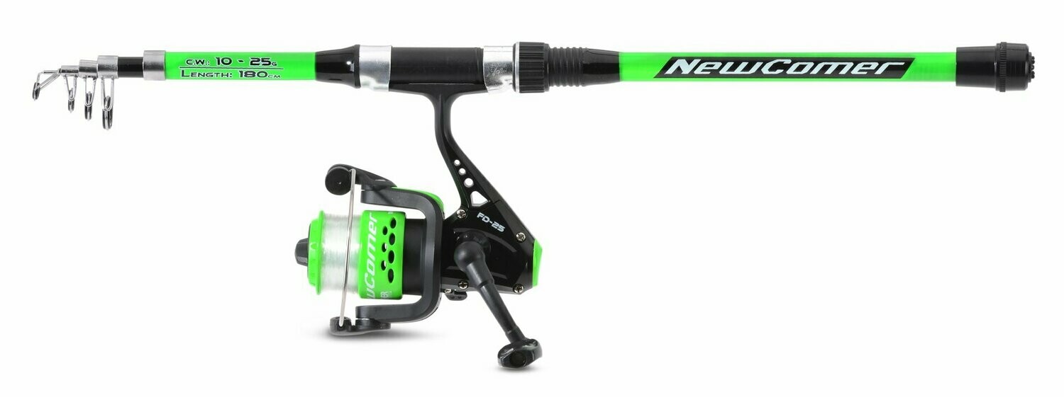 (Kinderangel) Newcomer Set 180 Casting 10-25g Green