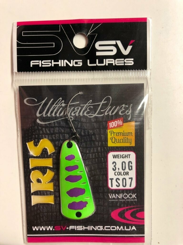 SV Fishing Lures Spoon Iris 3,0gr